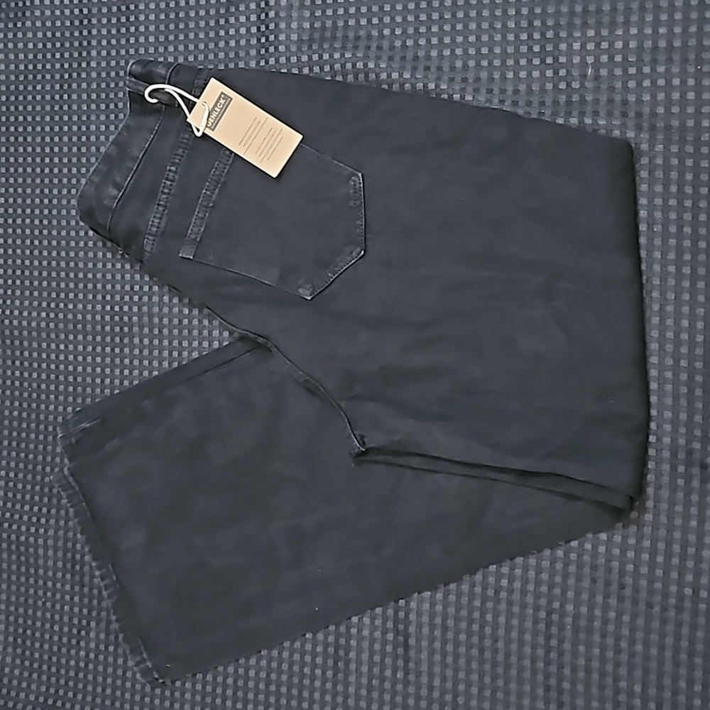 Genleck, black , wide leg, jeans, size large